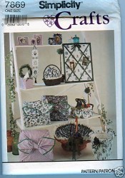 7869 SIMPLICITY FRAMES, BASKETS & BOX COVERS PATTERN